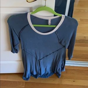 Free people blue knit tunic